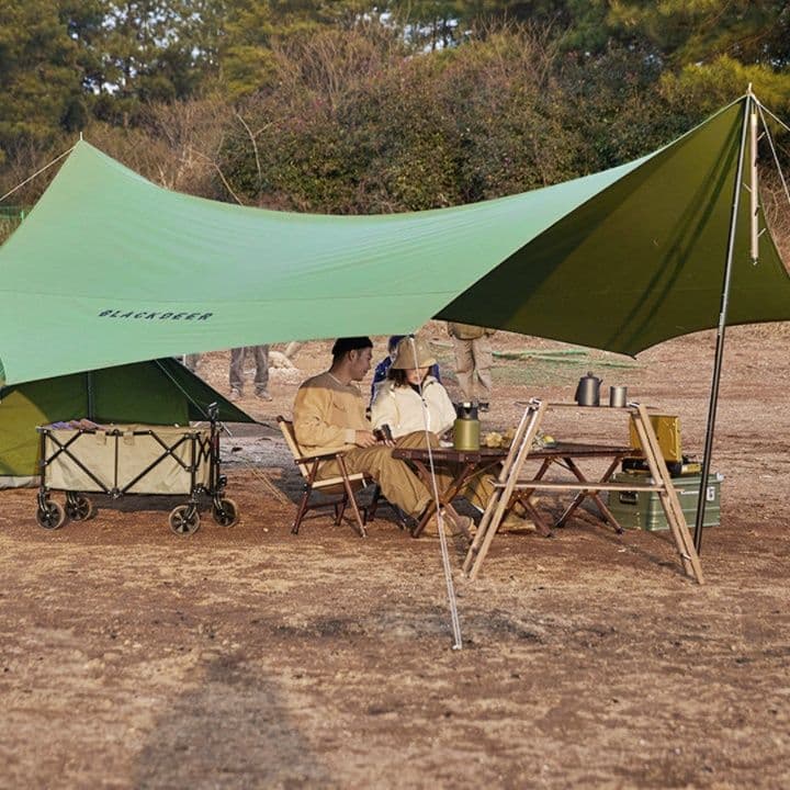 タープ 六角形大型日除け野営用タープ