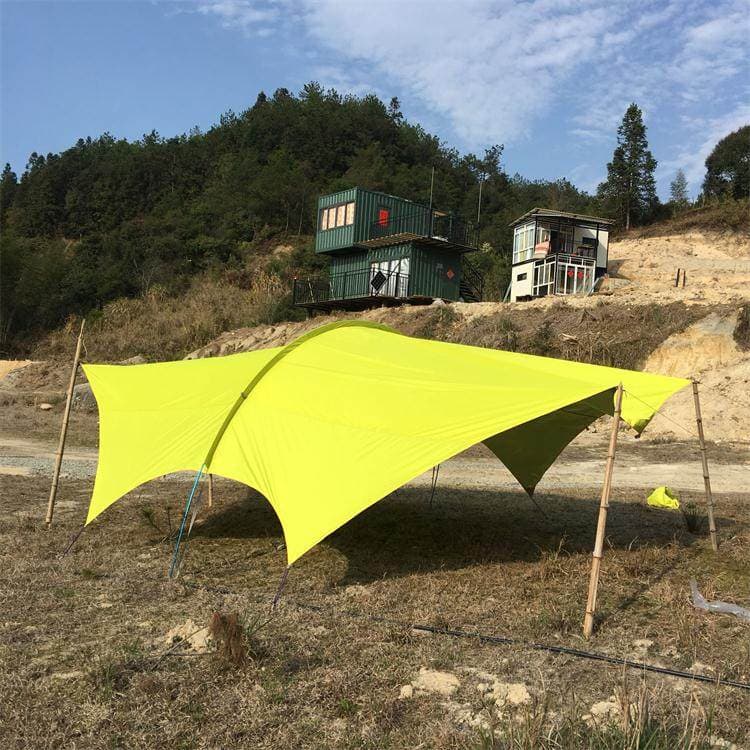 タープ 六角形大型防水タープ軽量設営簡単
