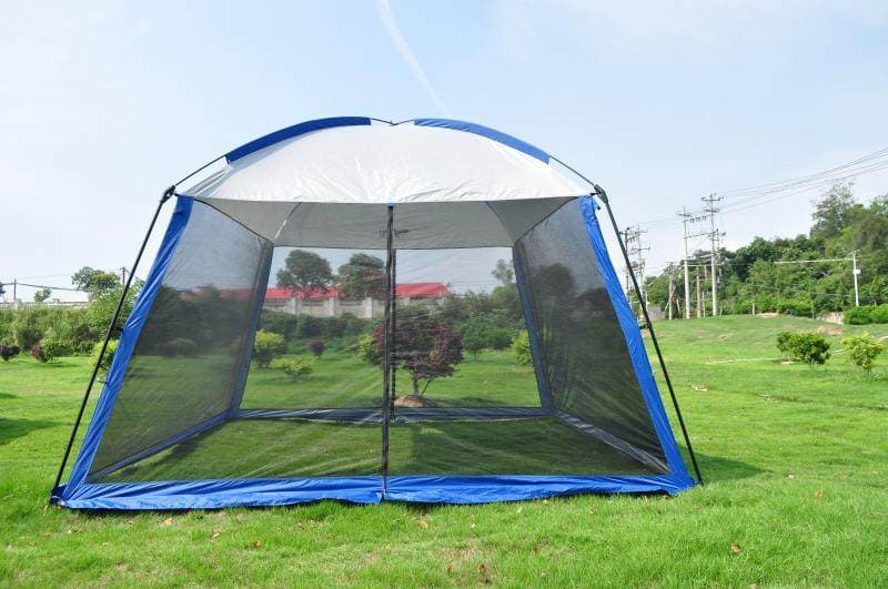 タープ 大型防虫網付き屋根付き日除け休憩所