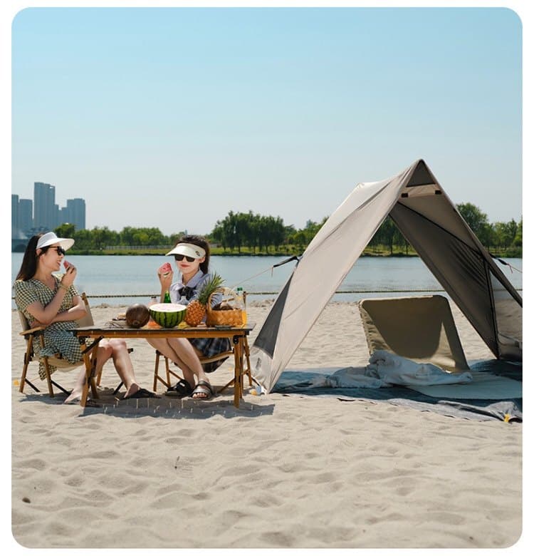 タープ 三角屋根型軽量ビーチタープ遮光仕様