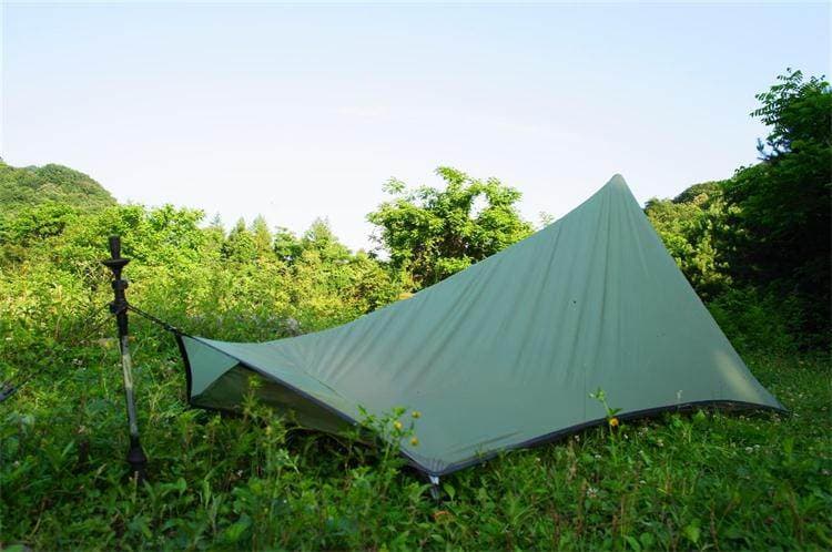 タープ 軽量三角型設営多用途スクエアタープ