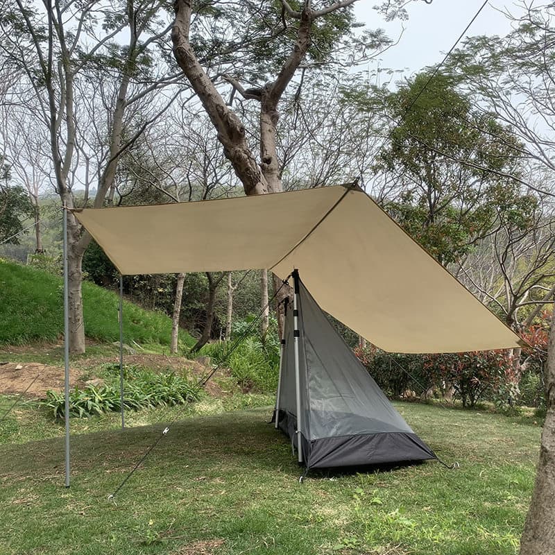 タープ 大型六角形遮光タープ 広々空間対応型