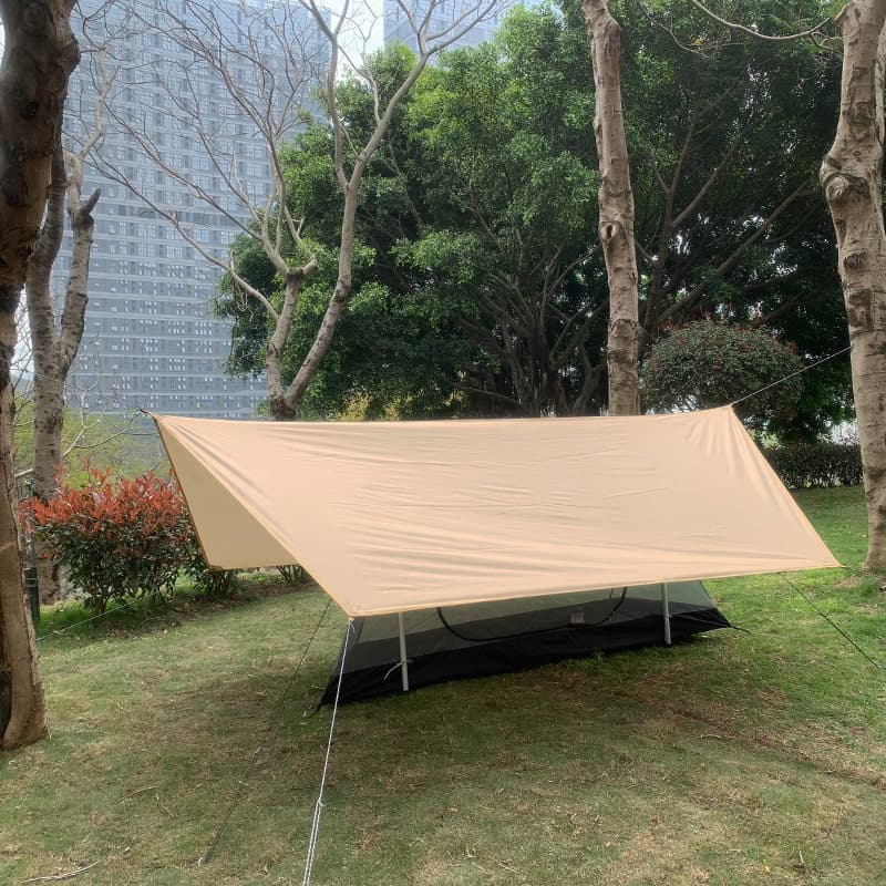 タープ 大型六角形遮光タープ 広々空間対応型